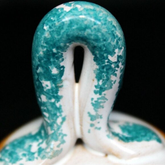 MOMA Deruta Ceramiche Artigianali Dragon Italian Pottery Bell Fima Forti - Picture 8 of 12